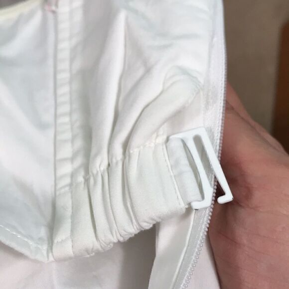 Lilly Pulitzer White cotton Ruched & embroidered Strapless dress size 2 like new - Picture 7 of 8